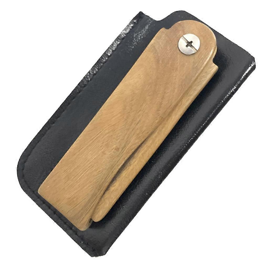 Wooden Mustache Comb Beard Accessory for Styling 1Set with Portable Case