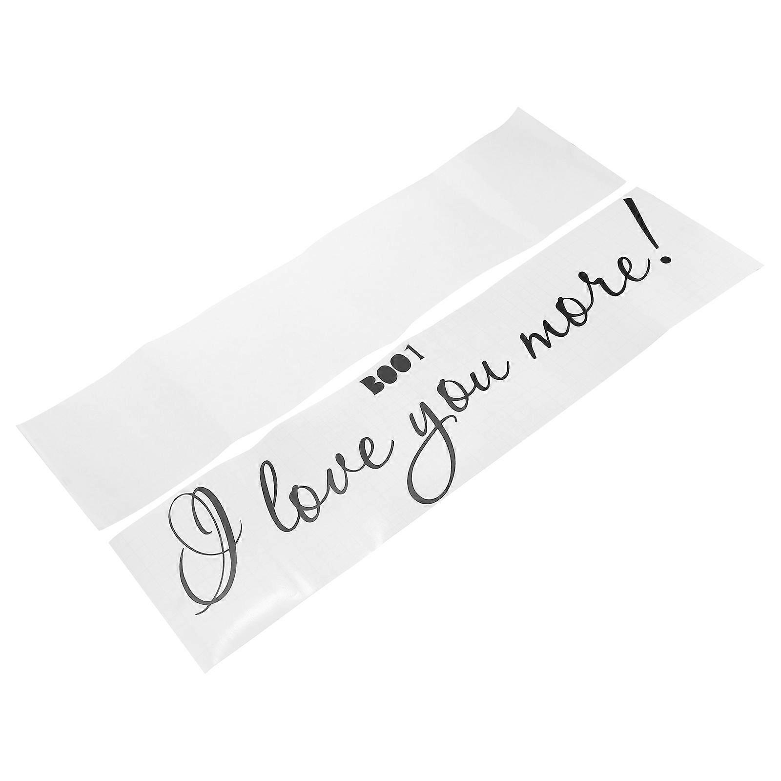 Mirror Sticker Wall Sticker for Decor 2Pcs Creative Removable Wall Poster