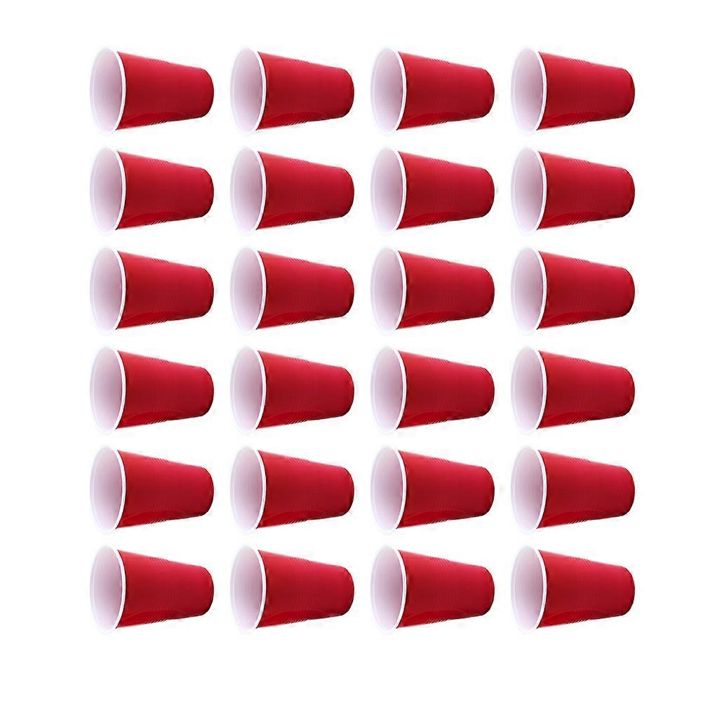 PP for Drinking 50Pcs Durable Red Party