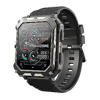 26-27 C20pro Älykello Miesten Urheilu Älykello IP68 Vedenpitävä Bluetooth Puhelut 35 Päivää