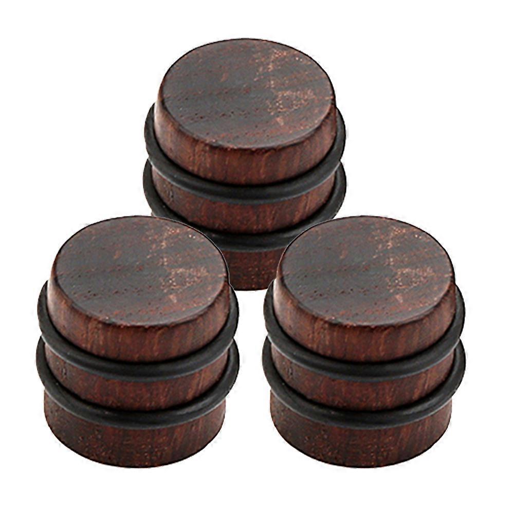 9Pcs Guitar Volume Control Knobs Wood Electric Knobs for Bass Use