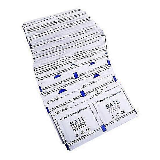 50Pcs Polish Gel Remover Disposable Back Adhesive Quick Unpacking Gentle Nail Degrease Pad for Women 25-26s