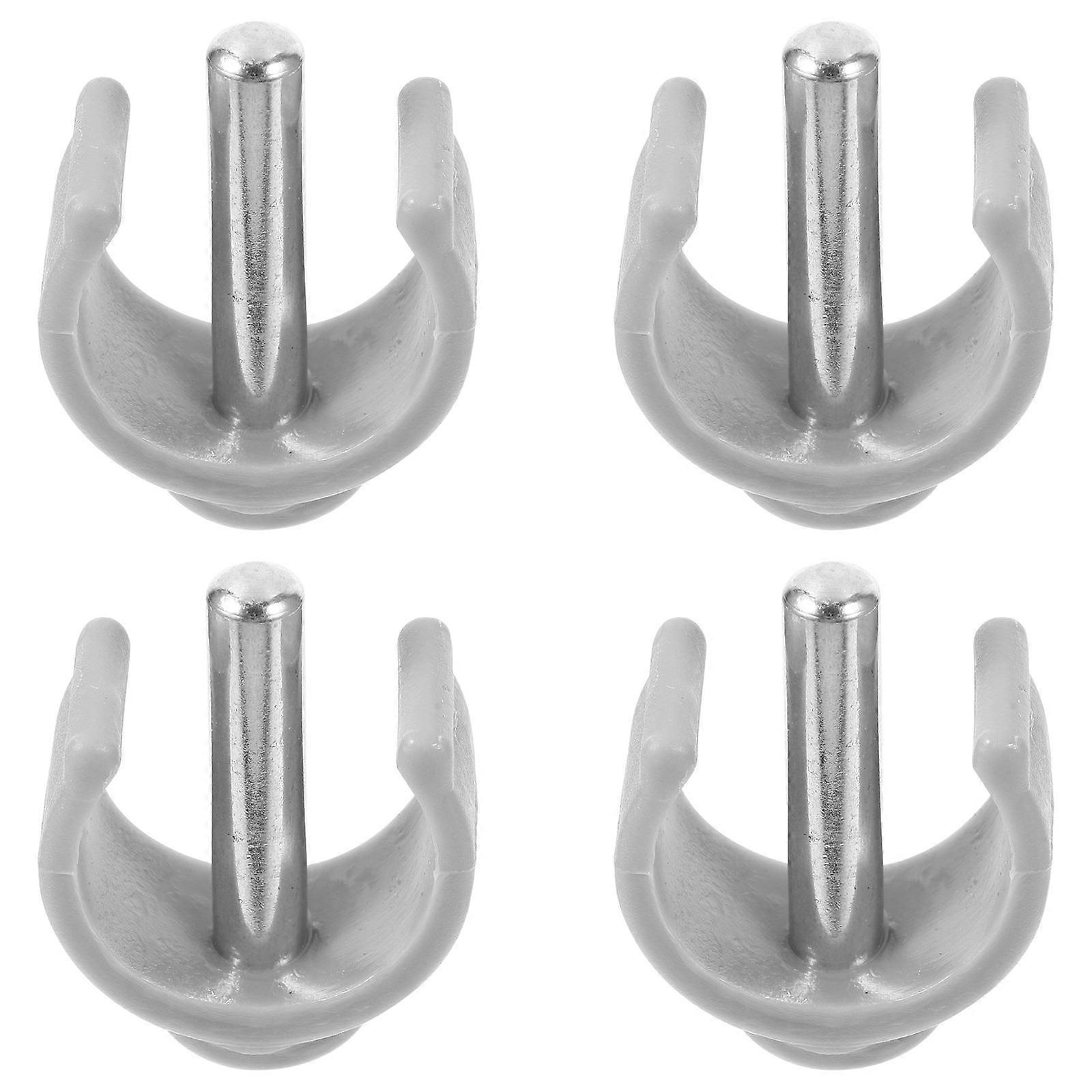 Universal C-Clamp Walker Buckle Clips for Walking Stick 4Pcs Replacement Set