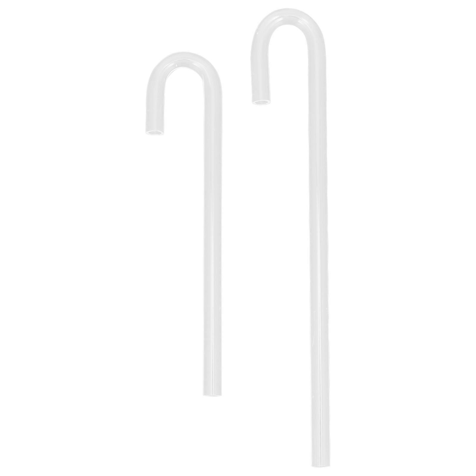 Acrylic Co2 Refiner Tube for Fish Tank 2Pcs Aquarium U Shape Diffuser
