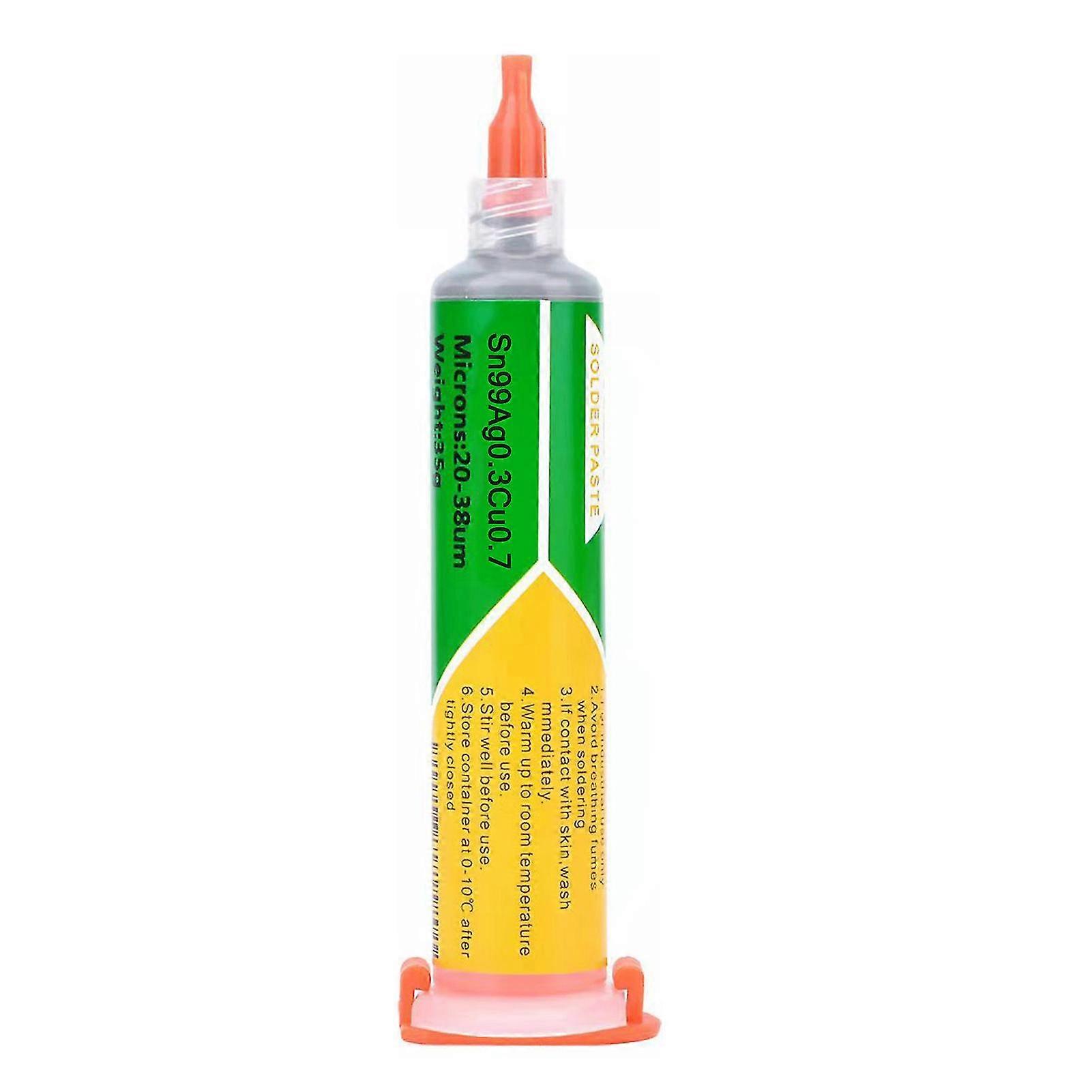 Sn99Ag0.3Cu0.7 Syringes Type Solder Pastes Easy Using No-clean Soldering Paste for Repairing