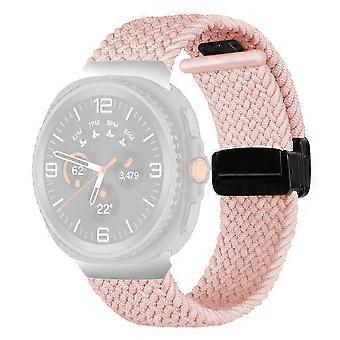 Nylon Braid Watch Strap for Samsung Galaxy Watch8 Classic 46mm/Watch8 44mm/40mm Magnetic Buckle Wris