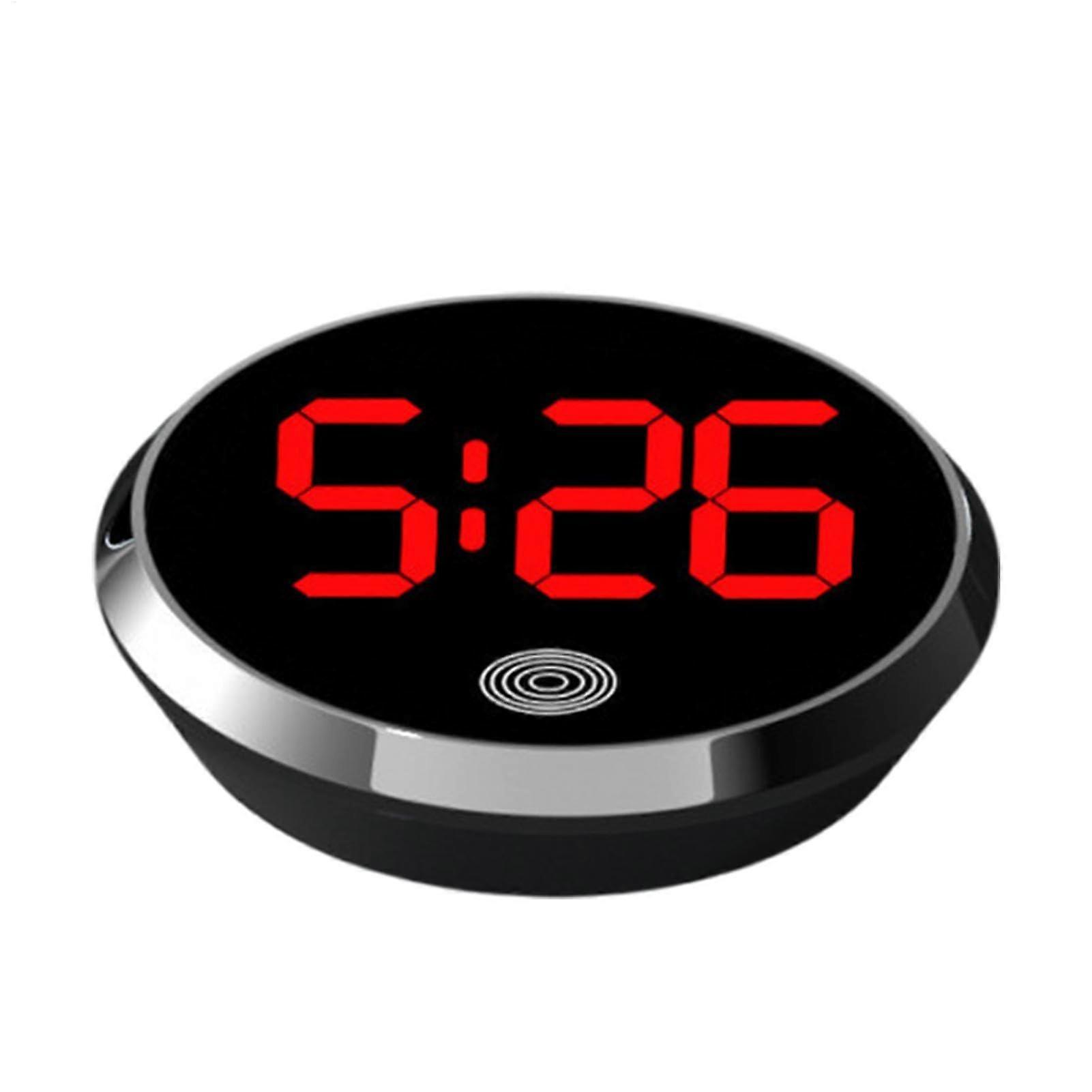 Car Dashboard Clock with Touch Activation, Small Digital Clock for Car Air Vent, Durable Design
