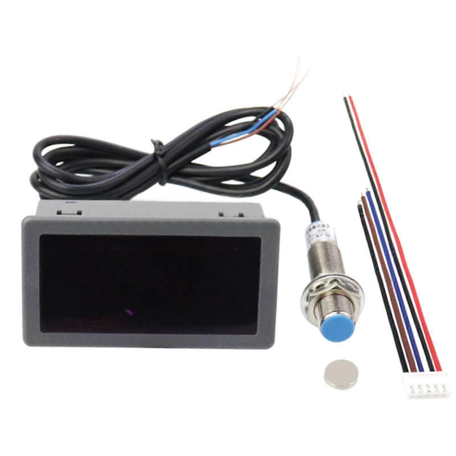 Motor Speed Controller PWM Digital Display DC 6V30V Regulator with Knob Touch Button Control
