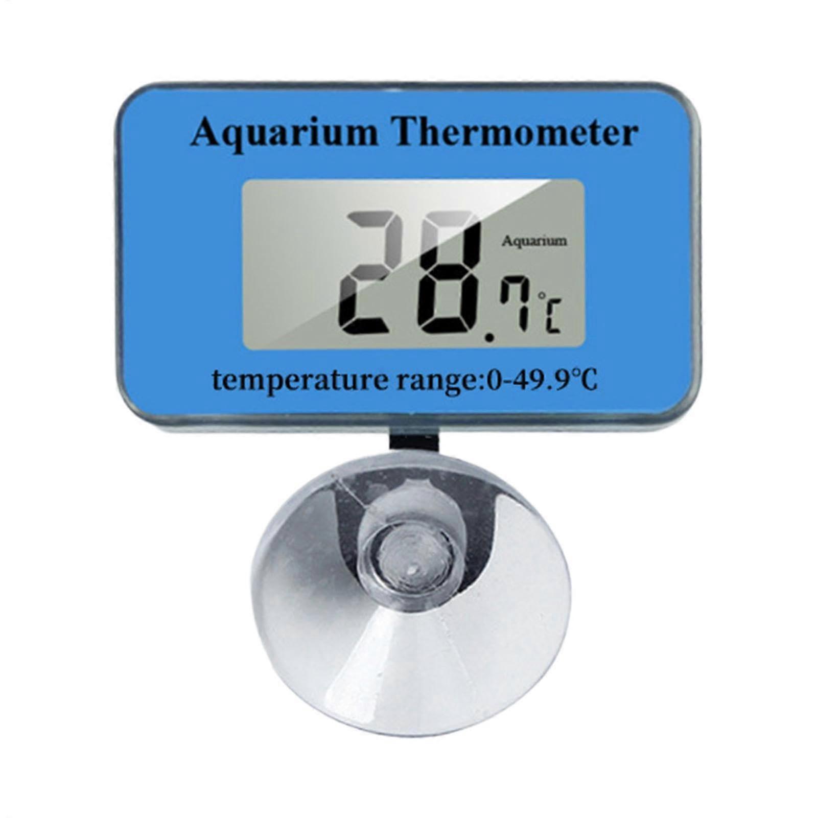 Digital Aquarium Thermometer with Waterproof Wireless Probe and Clear LCD Display for Fish Tank Ref: 3191