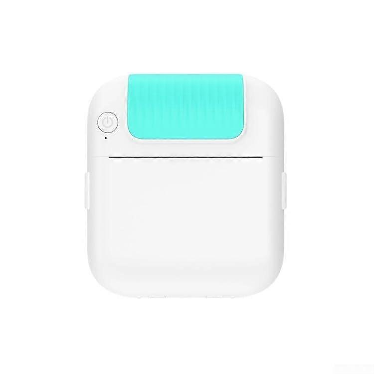 Portable Thermal Printer Wireless Inkless Printing for Labels Photos Texts Bluetooth Blue