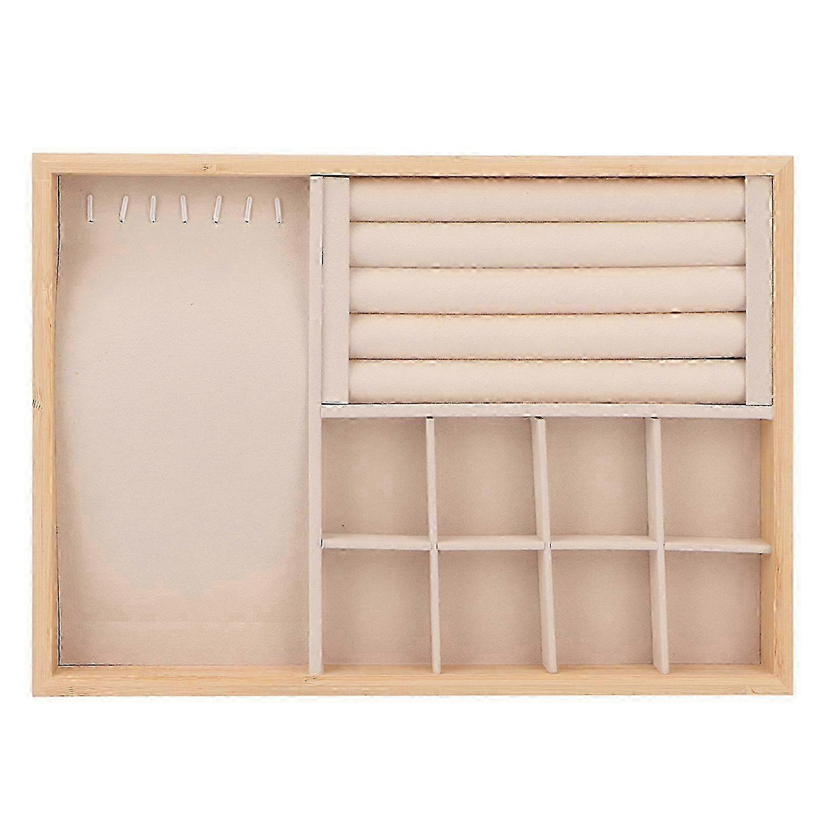 Multi-Purpose Drawer Insert Display Tray for Rings, Earrings, Bangles, Bracelets & Necklaces