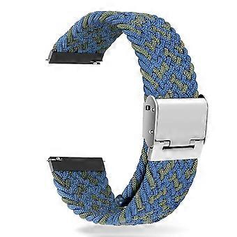Easy Adjustable Stretchable Braided Nylon Watch Band Replacement Watch Strap 22mm for Samsung Gear S