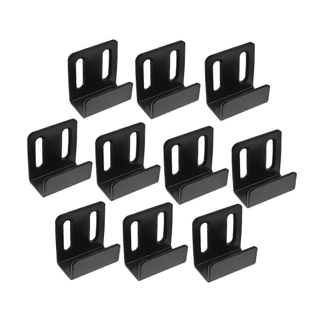 Tile Display Hanger 10Pcs Stainless Steel Wall Mounted Bracket MultiHook Design for Tile Samples