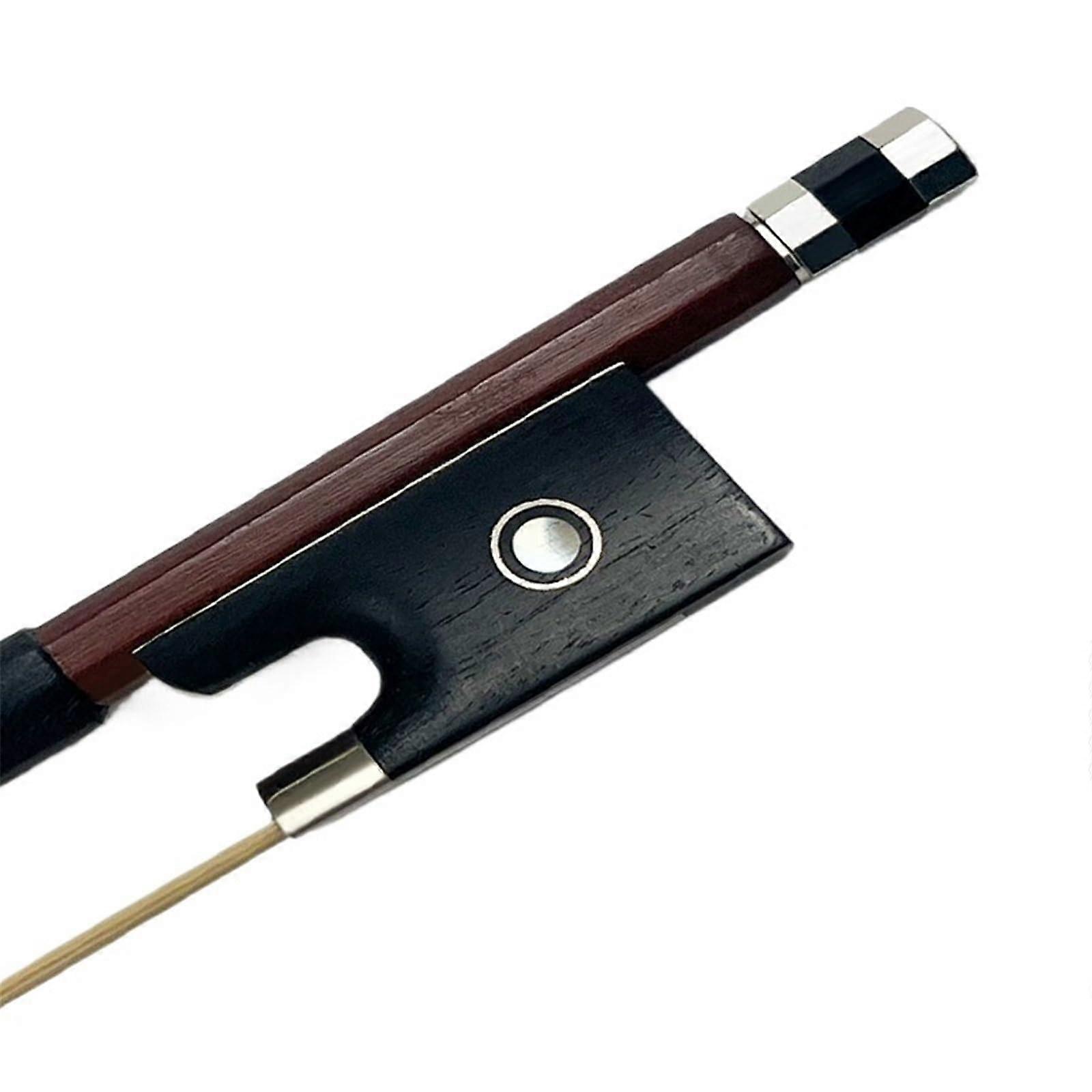 1/8 Violin Bow Octagonal Horsehair Handcrafted for Beginners and Student Practice