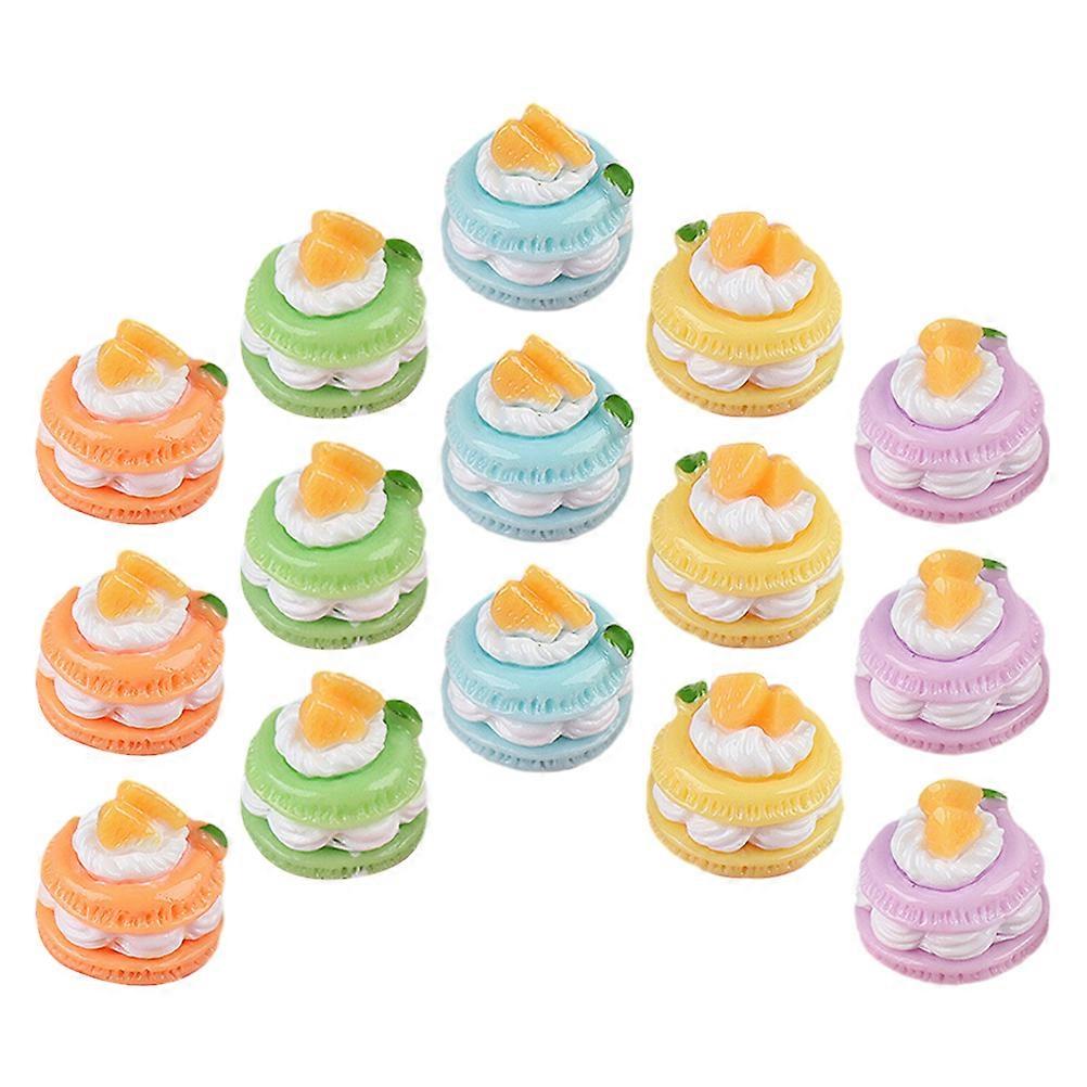 Artificial Cake Model Fake Cake Decorative Model for Home 36Pcs