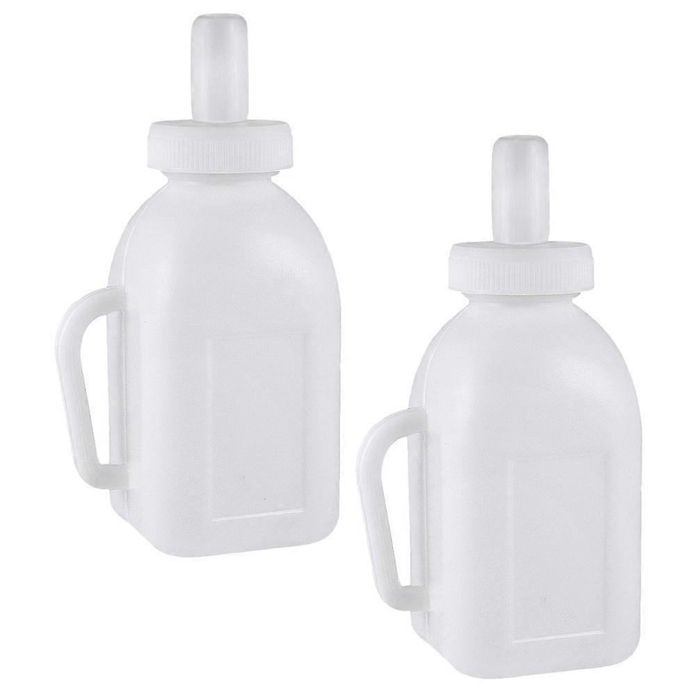 Milk Bottle Lamb Feeding Bottles for 2Sets with Leak Proof Pacifiers