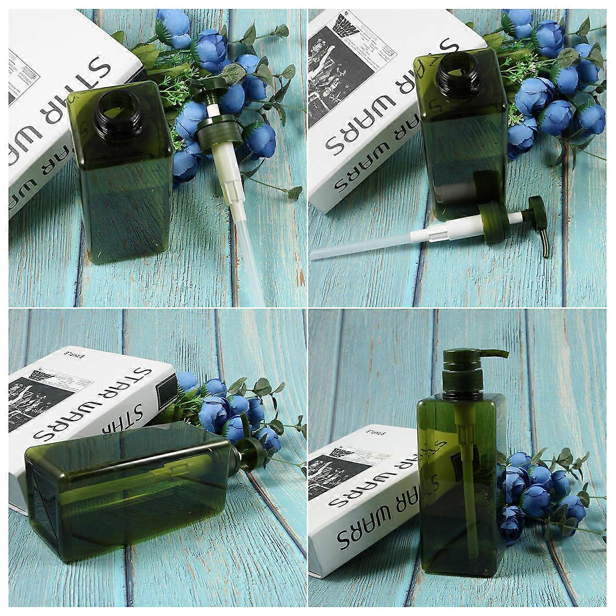 Clear Empty Pump Bottle Shampoo Bottle for Storage Liquid 650Ml