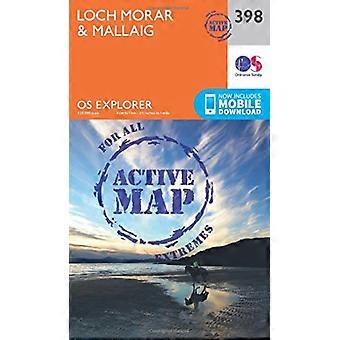 OS Explorer mapa activo (398) Loch Morar y Mallaig (mapa activo OS Explorer)