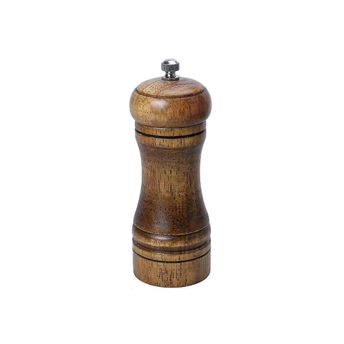 Wood Mill Pepper Grinder for Pepper Grindering 2Pcs Light Brown Set