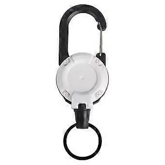 Retractable Badge Reel Heavy Duty - Strong Retraction, Dual Attachment, Portable for Office Access Control, Nursing Rounds & Hiking