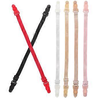 6pcs/Set Women Non-slip Bra Strap Clips Adjustable Bra Buckle Bra Straps Holder (General Version)