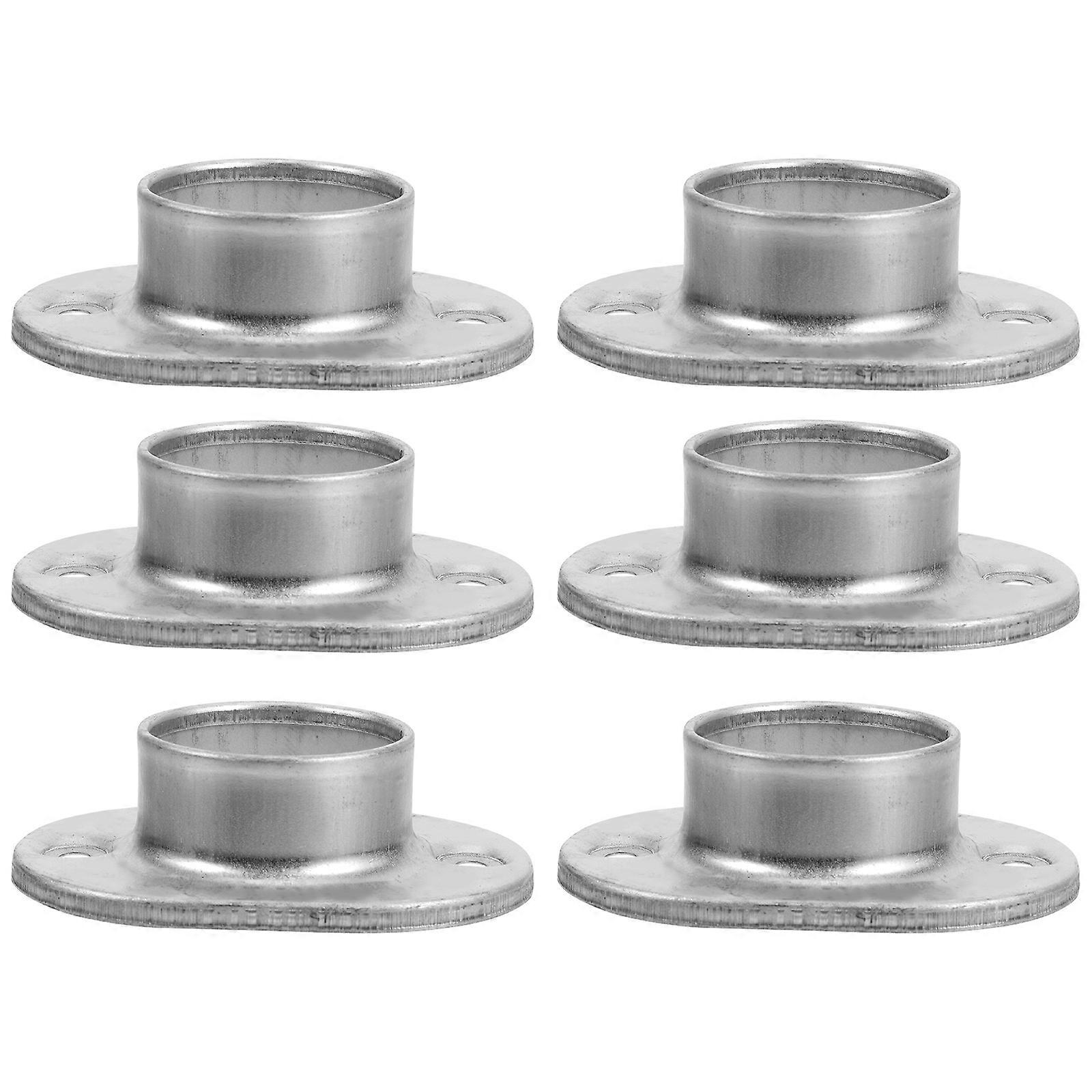 Post Base Plate Handrail Support Bracket for Deck Railing 12Pcs