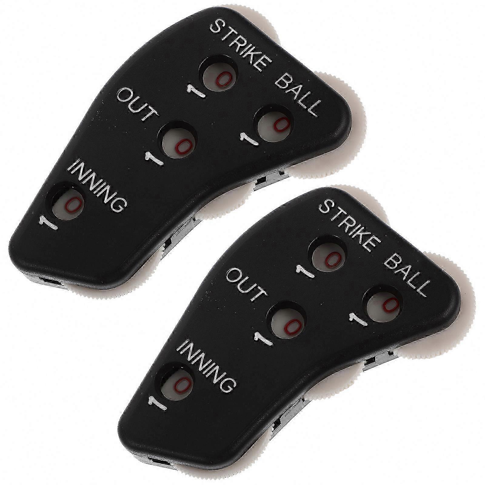 2-Pack Portable Baseball Umpire Clicker Counter Tool