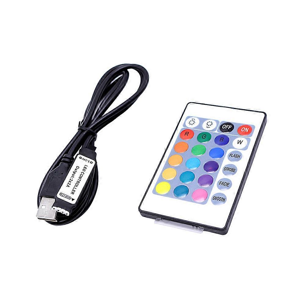 LED Controller 2Pcs USB with Infrared Wireless Remote for LED Light Use