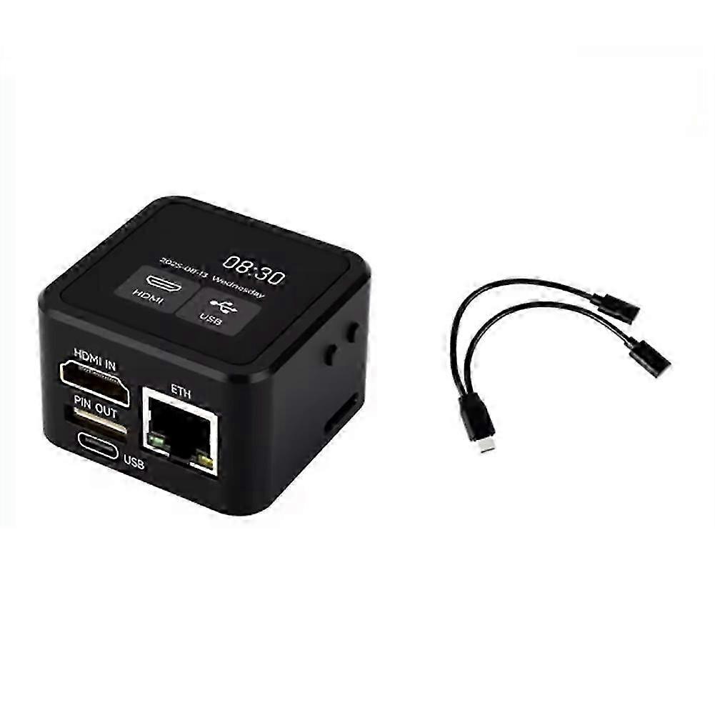 PicoKVM IP KVM Remote Management Tool with 1.54 InchTouchscreen Display compatible with Remote Server Access and Device Control