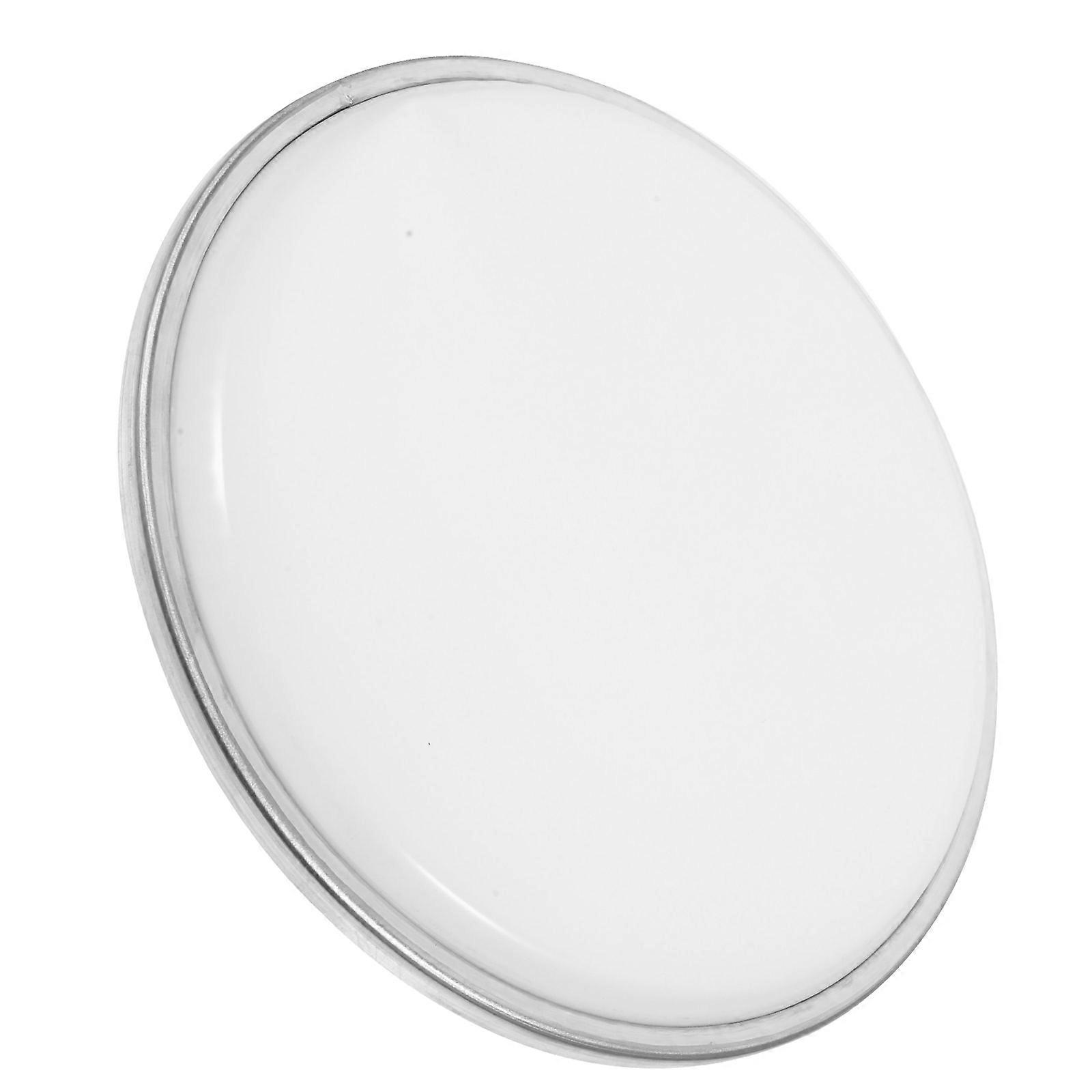 White Polyester Double Layer Drum Head Skin for Jazz Drum Replacement 8 Inch