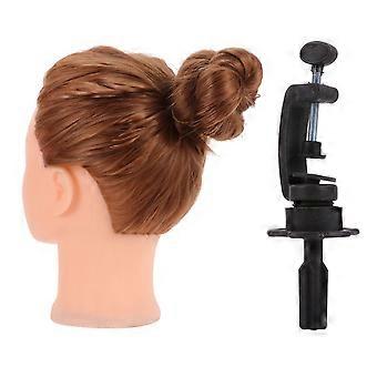 Golden Hair Styling Model Manikin Head for Training 2Pcs Pack