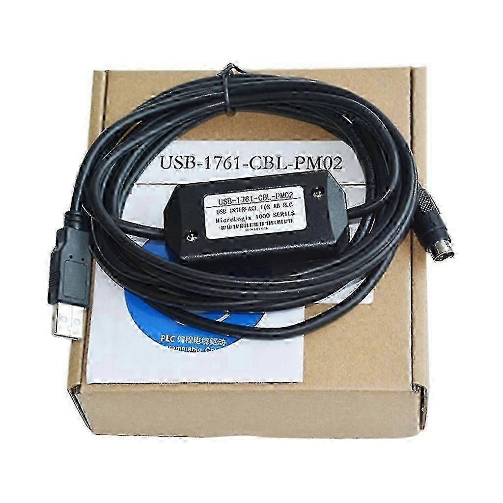 SHVY-Plc Programming Cable For Ab Micrologix 1000/1200/1500 Series Data Cable Usb-1761-cbl-pm02