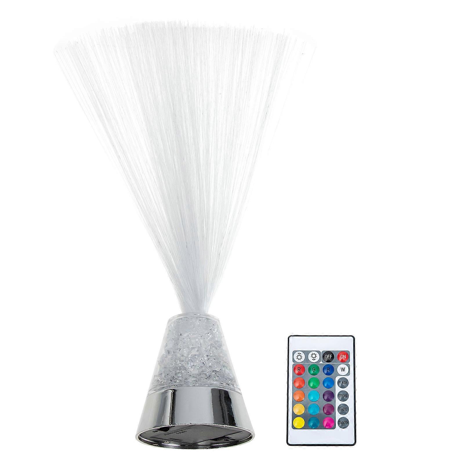 Remote Control LED Decorative Lamp Optical Fiber Function 1Set