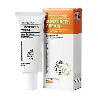 Protetor solar clareador FPS 50 PA+++ Anti-UV Hidratante Antienvelhecimento Creme de proteção contra poeira Refrescante Controle de oleosidade Cuidados com a pele_DUIBW