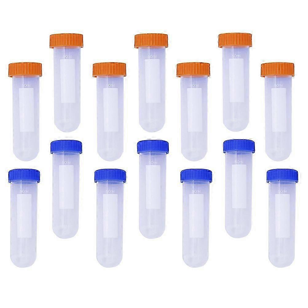 Laboratory Test Tubes 20Pcs 50Ml PP Material for Storage