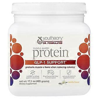Youtheory, Muscle Guard Protein, GLP-1 Support, Vanille, 485 g