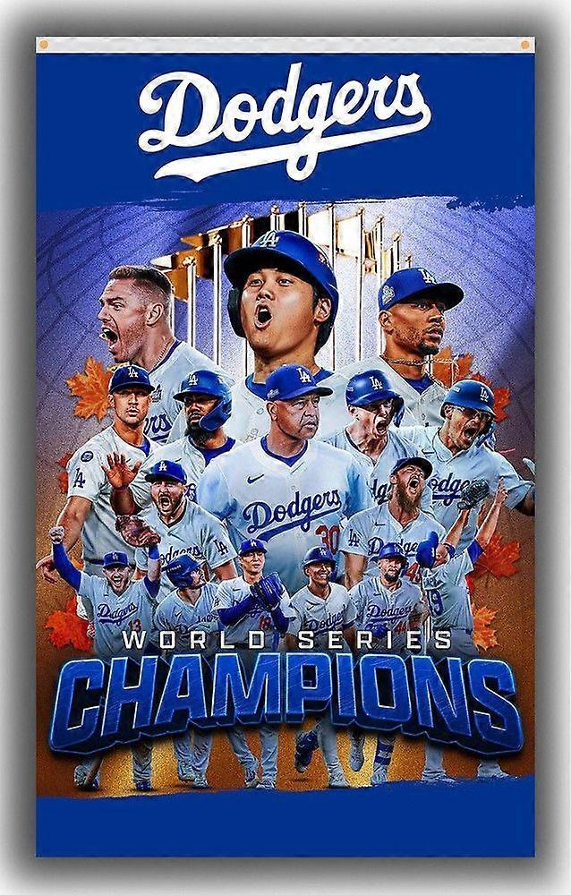 Baseballlagmestere Flagg Dodgers Banner D0047