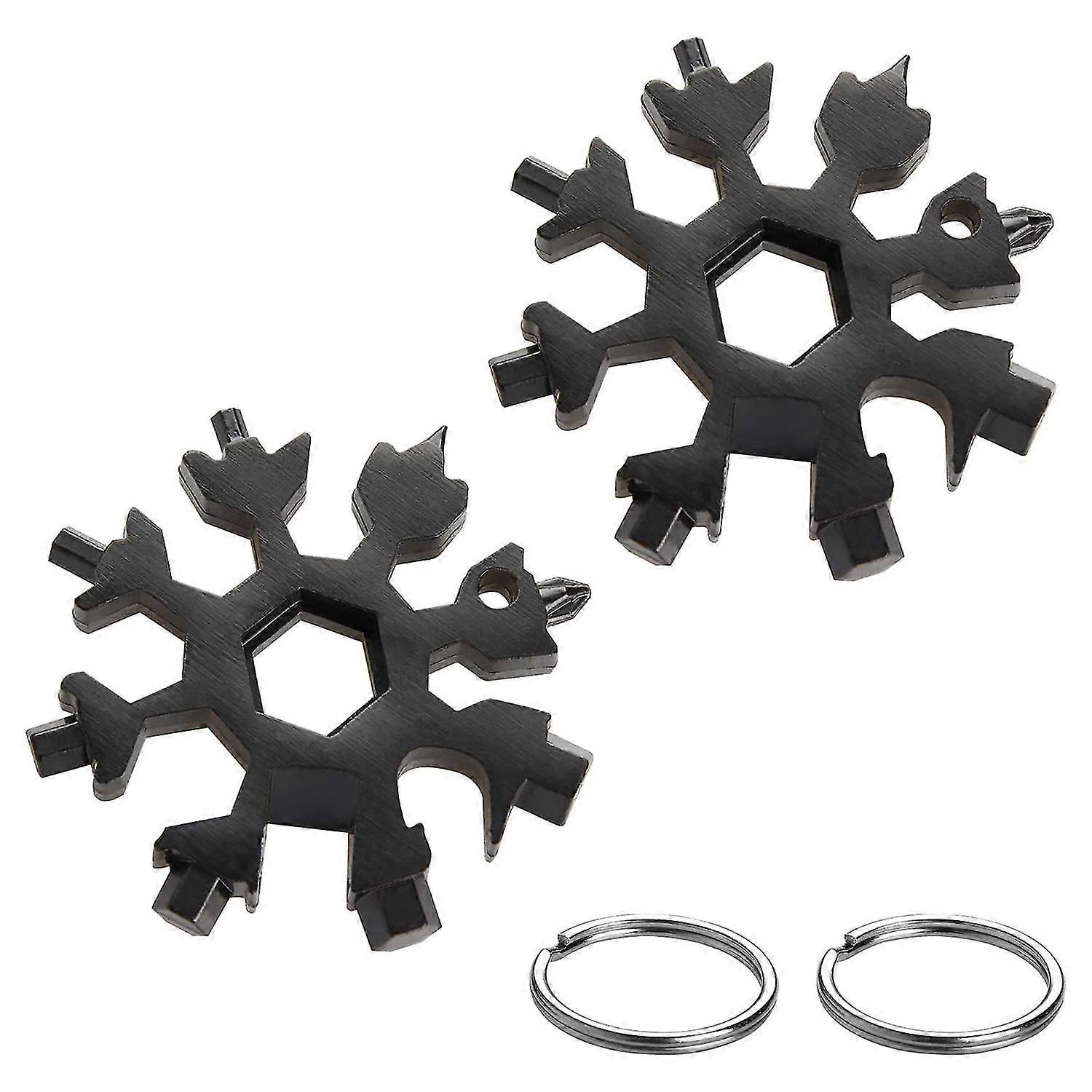 Stainless Steel Snowflake Shape Portable Mini Wrenches