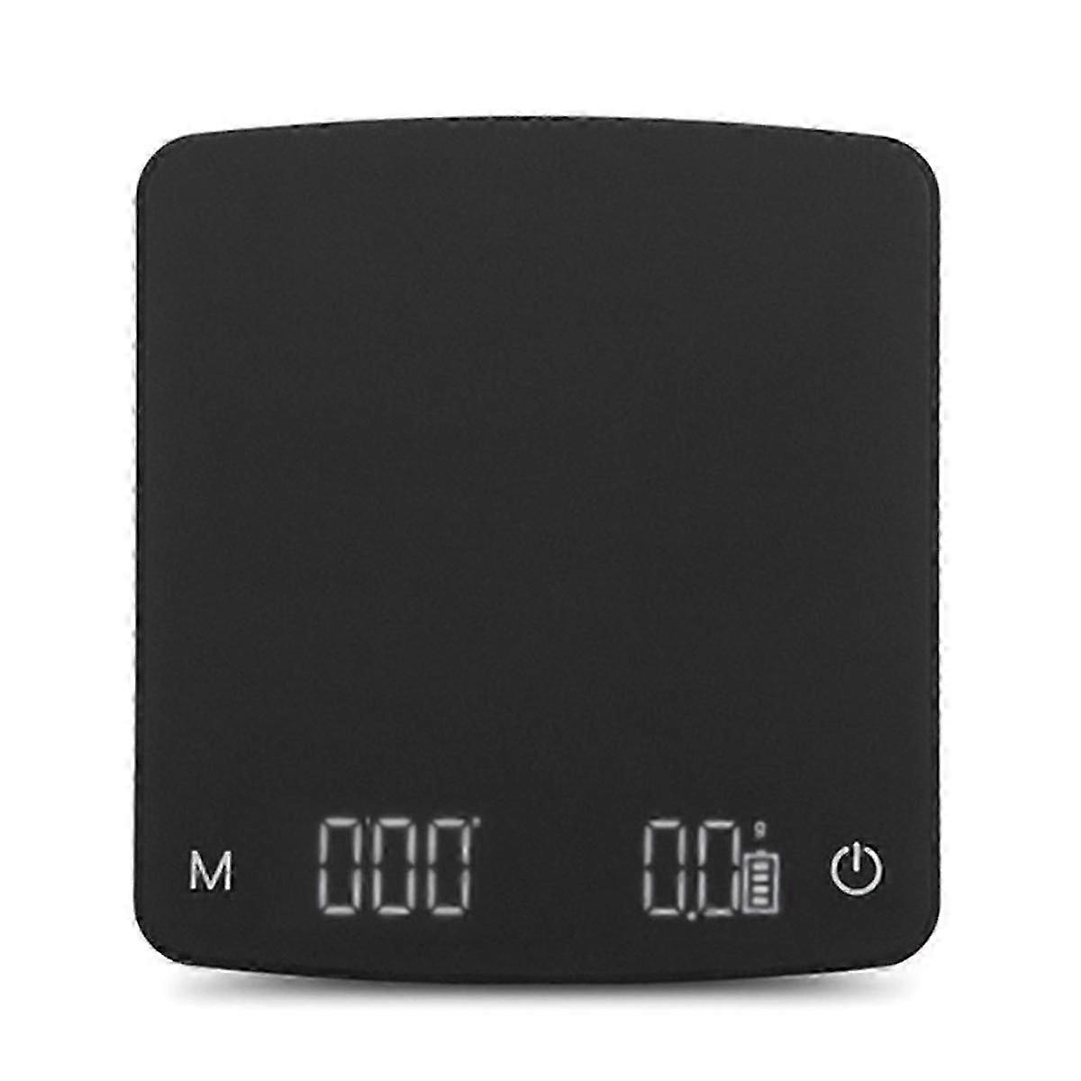 Coffee Scale with Timer, 0.1 G, for Espresso, Waterproof, Rechargeable, with Automatic Timer, Tare Function