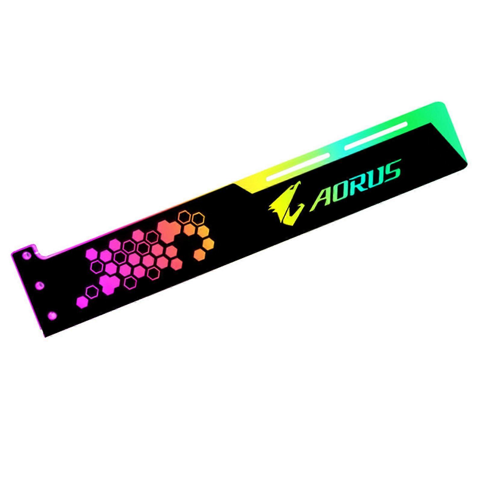 Graphics Card Bracket Luminous Strong Structure RGB 12-color LED GPU Support for Computer
