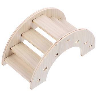 Hamster Houten Brug Speelgoed Chinchilla Brug Houten Brug Kleine Dieren Klimmen Speeltuin