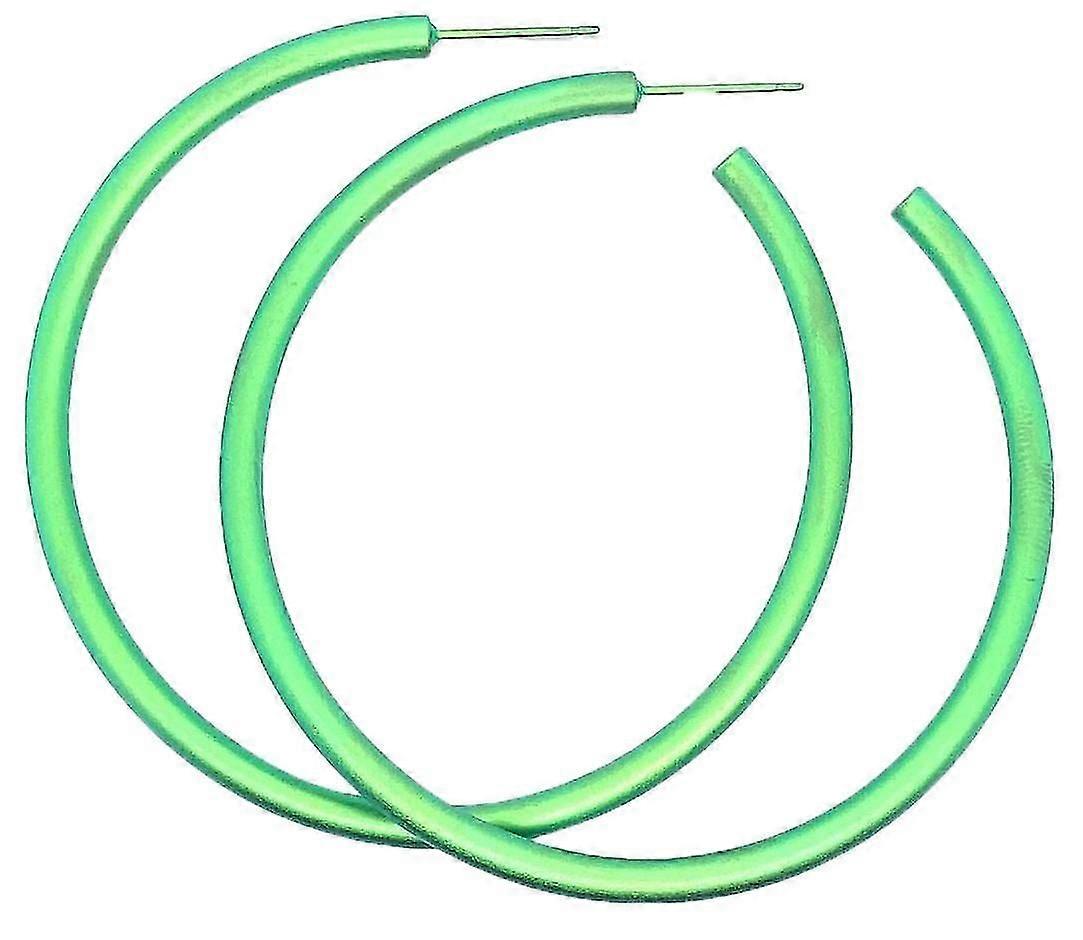 Large Round Hoop Earrings -
