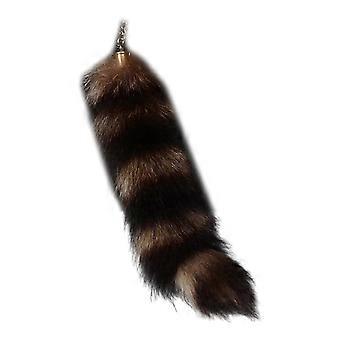 Fox Tail Keychain for Fashion Accessories, Furry Pendant Decorations, 27 Styles, 20cm Length - L
