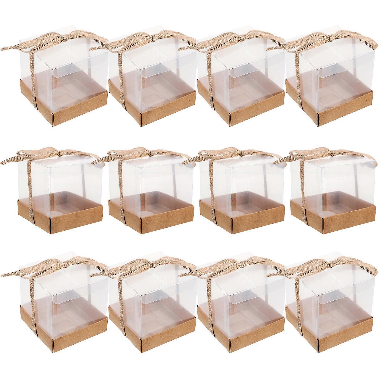 Xitang Candy Boxes for Storage 12Pcs Cake Packaging Containers