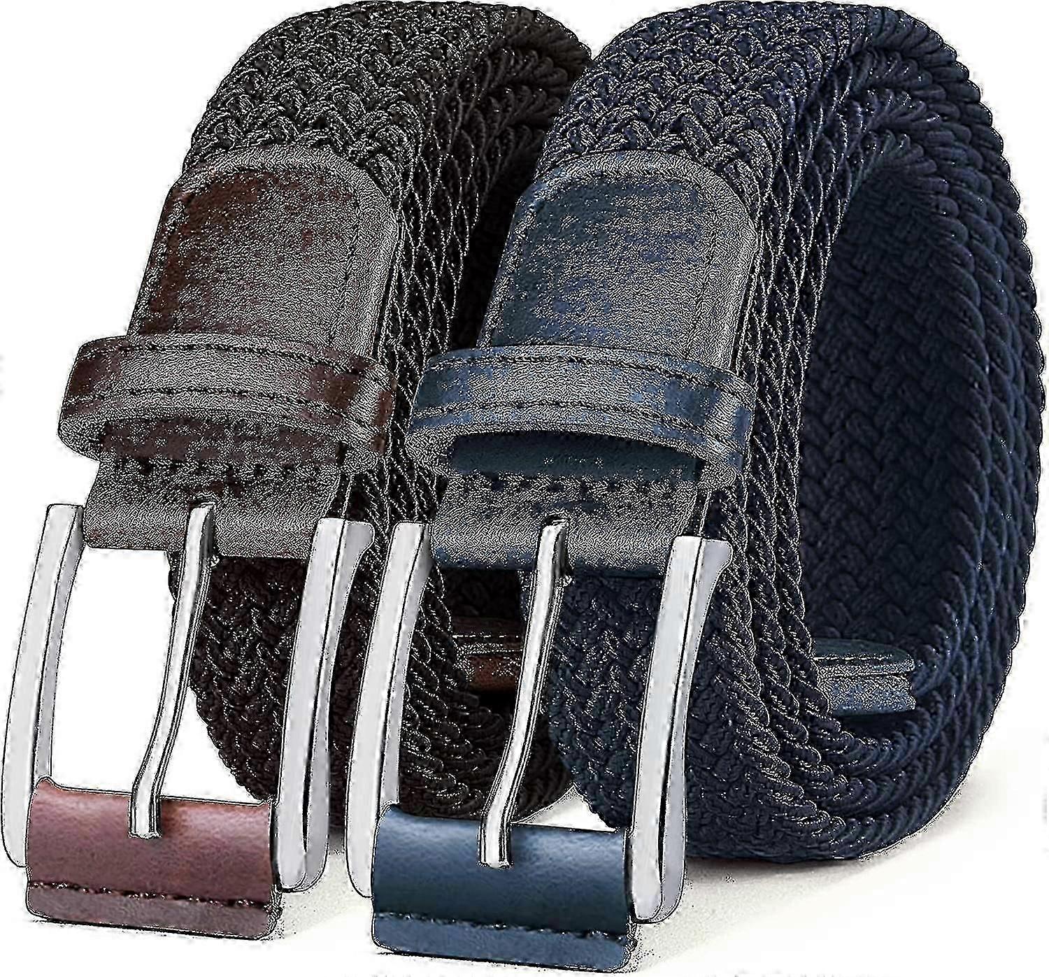 2Pack Pánský strečový pletený elastický pás pro kalhoty