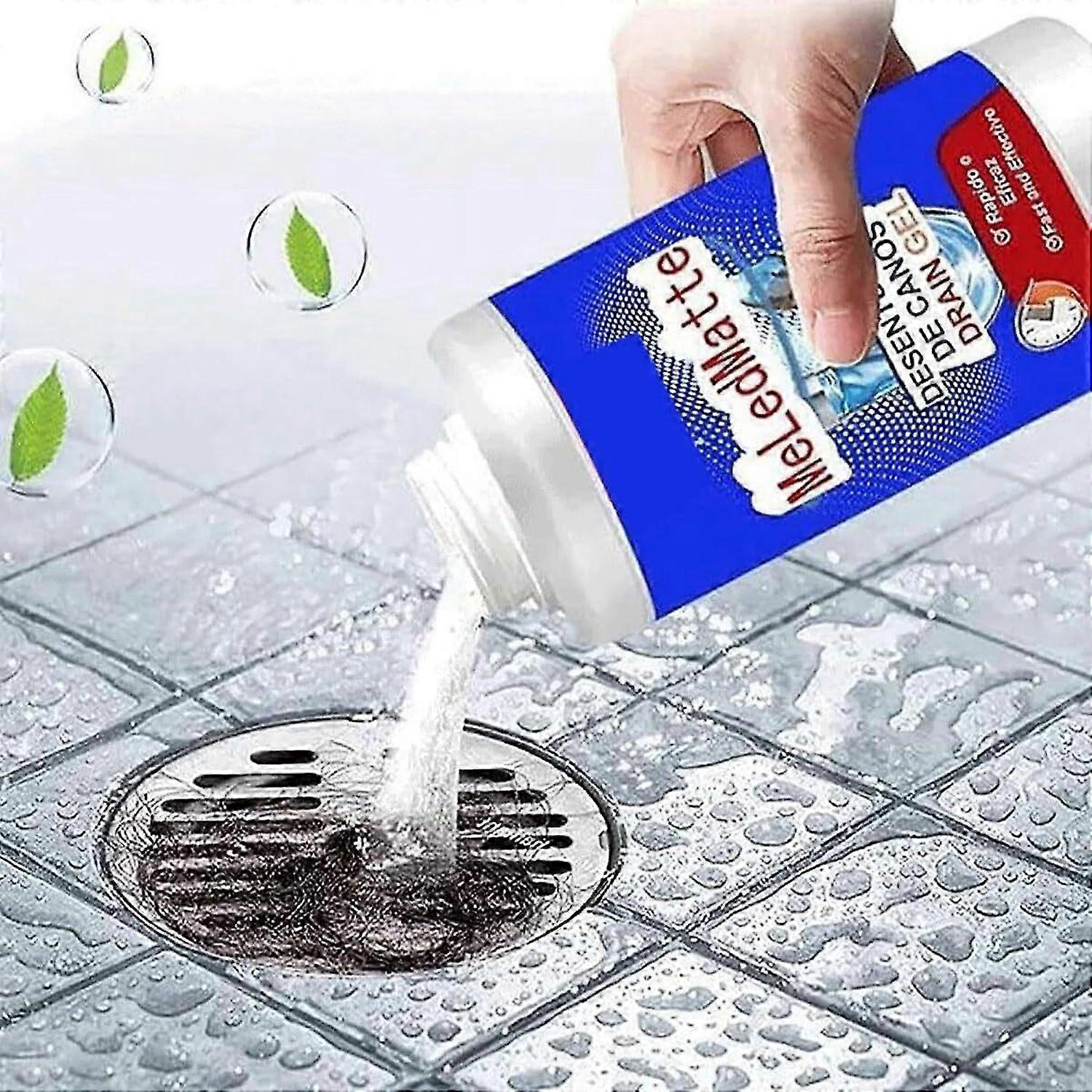 3PCS Powerful Pipe Dredging Agent Meledmatte,Tool Cleaning Powerful Kitchen Pipe Dredging Agent Dredge Deodorant