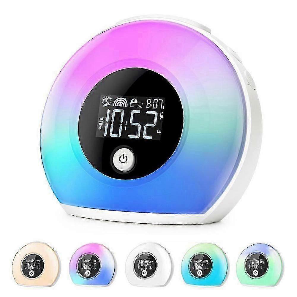 Bluetooth Alarm Clock With Night Light Speaker