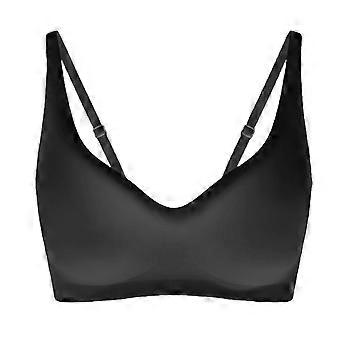 Neuer sexy Leoparden-BH mit tiefem V-Ausschnitt für Damen, nahtlos, kabellos, elastisch, weich und bequem, einfarbig