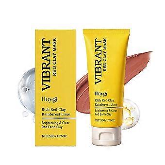 1/2/3pcs Australian Red Clay Face Mask with Vitamin C and Kakadu Plum for Deep Cleansing and Radiant Skin
