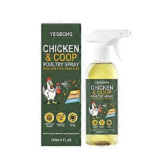 Poultry Coop Cleaning Spray Remove Dirt Repel Mites & Fleas Eliminate Odors Reduce Bacterial Growth Daily Poultry Farming Care